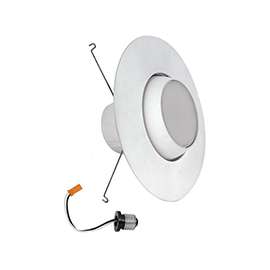 Feit Electric LEDG2R56ADJ/830 Dimmable Retrofit Kit, Plastic, For 5 in, 6 in Recessed Can
