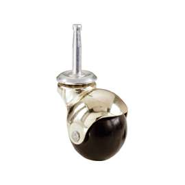 Shepherd Hardware 9354 Swivel Ball Caster, 80 lb Weight Capacity, 2 in Dia Wheel