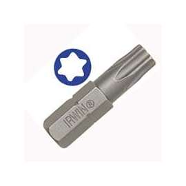 IRWIN 92333 Insert Bit, T30 Drive, Torx Drive, 1/4 in Shank, Hex Shank, S2 Steel