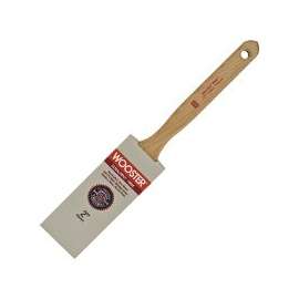 WOOSTER 4175-2 Paint Brush, 2-11/16 in L Bristle, Flat Sash Handle, Stainless Steel Ferrule