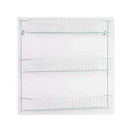 ClosetMaid 8022 Wall Rack, Steel, White