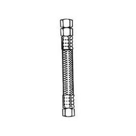 Plumb Pak EZ Series PP23809LF Sink Supply Tube, 3/8 in Compression Inlet, 3/8 in Compression Outlet, 12 in L