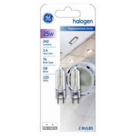 GE 25W QTZ Halo Lamp