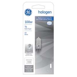 GE 100W QTZ Halo Lamp
