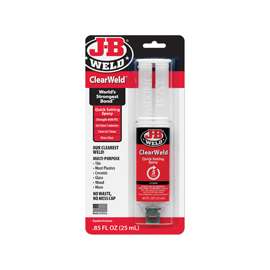 J-B WELD 50112 Epoxy Adhesive, 25 mL Syringe
