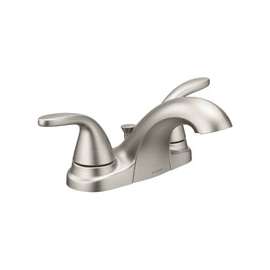 Moen Adler 84603SRN Bathroom Faucet, 2-Faucet Handle, 2-9/16 in H Spout, Metal, Brushed Nickel