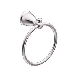 Moen Caldwell Y3186CH Towel Ring, 6 in Dia Ring, Chrome