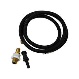 Danco Premium 10340 Side-Spray Hose, 0.38 in Snap, 48 in L, PVC