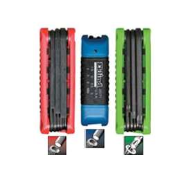 Eklind 25024 Fold-Up, Small Hex Key Combo Set, Steel, Black, 24-Piece