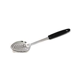 Chef Craft 12931 Durable Slotted Spoon, Stainless Steel, Black, Chrome