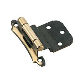 Amerock BPR7928AE Cabinet Hinge, Steel, Antique Brass