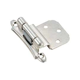 Amerock BP792826/BPR79282 Cabinet Hinge, Steel, Polished Chrome