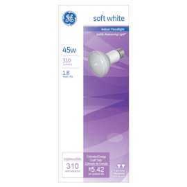 GE 2PK 45W R20FLD Light
