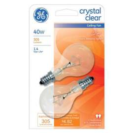 GE2PK 40W CLR Fan Bulb