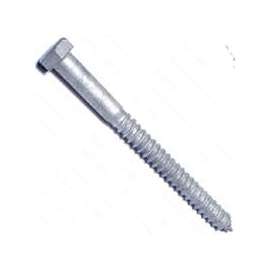 MIDWEST FASTENER 05600 Lag Screw, 1/2 in Thread, 2 Grade, Galvanized