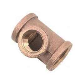 Anderson 738106-121208 Pipe Reducing Tee, 3/4 x 3/4 x 1/2 in, IPT, Brass