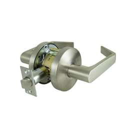 ProSource Passage Cylindrical Lever, Left Hand/Right Hand Grip, Stainless Steel
