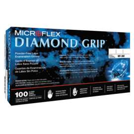 Diamond Grip Examination Gloves, Small, Natural