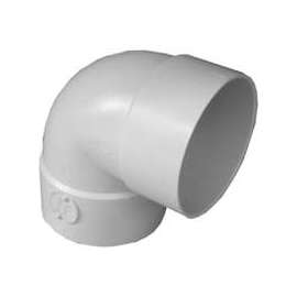 GENOVA 400 Series S40730 Pipe Elbow, 3 in Hub, 3 in Spigot, 90 deg