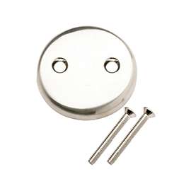Plumb Pak PP826-11BN Overflow Tub Face Plate, Brushed Nickel, For Bath Drains