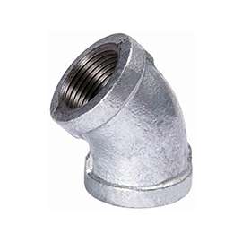 B & K 510-210BC Pipe Elbow, 3 in Threaded, 45 deg
