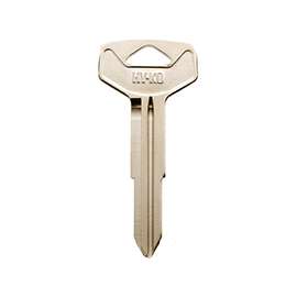 Hy-Ko 11010TR44 Key Blank, Brass, Nickel Plated