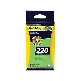 Gator 7302 Sanding Sponge, 220-Grit, Aluminum Oxide