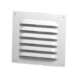Duraflo 620808 Gable Vent, 7-3/4 in L x 8-1/2 in W Rough Opening, Polypropylene, White