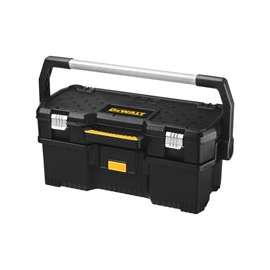 DeWALT DWST24070 Tool Tote with Power Tool Case, 77 lb Storage, Long Handle, Resin, Black