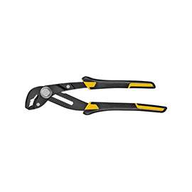 DeWALT Push-Lock DWHT70269 Plier, Steel Jaw, 8 in OAL, Black/Yellow Handle