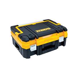 DeWALT TSTAK I DWST17808 Tool Box, 66 lb Storage, Long Handle, Plastic, Black/Yellow