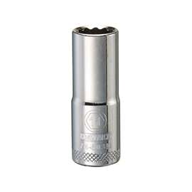 DeWALT DWMT74503OSP Drive Socket, Metric Measuring, 3/8 in Drive, 12-Point, 11 mm Socket, Vanadium Steel