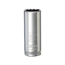 DeWALT DWMT74504OSP Drive Socket, Metric Measuring, 3/8 in Drive, 12-Point, 12 mm Socket, Vanadium Steel