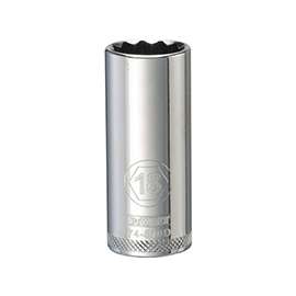 DeWALT DWMT74510OSP Drive Socket, Metric Measuring, 3/8 in Drive, 12-Point, 18 mm Socket, Vanadium Steel