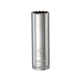 DeWALT DWMT74537OSP Drive Socket, SAE Measuring, 1/2 in Drive, 12-Point, 11/16 in Socket, Vanadium Steel
