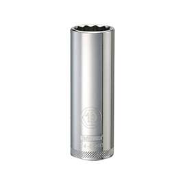 DeWALT DWMT74550OSP Drive Socket, Metric Measuring, 1/2 in Drive, 12-Point, 19 mm Socket, Vanadium Steel