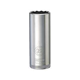 DeWALT DWMT74552OSP Drive Socket, Metric Measuring, 1/2 in Drive, 12-Point, 22 mm Socket, Vanadium Steel