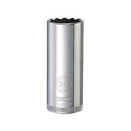 DeWALT DWMT74553OSP Drive Socket, Metric Measuring, 1/2 in Drive, 12-Point, 24 mm Socket, Vanadium Steel