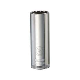 DeWALT DWMT74554OSP Drive Socket, SAE Measuring, 1/2 in Drive, 12-Point, 3/4 in Socket, Vanadium Steel