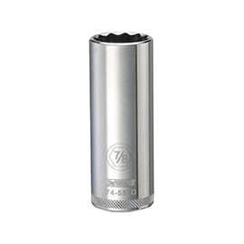 DeWALT DWMT74557OSP Drive Socket, SAE Measuring, 1/2 in Drive, 12-Point, 7/8 in Socket, Vanadium Steel