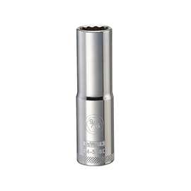 DeWALT DWMT74558OSP Drive Socket, SAE Measuring, 1/2 in Drive, 12-Point, 9/16 in Socket, Vanadium Steel