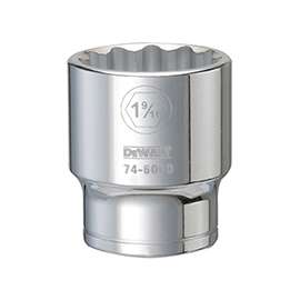 DeWALT DWMT74606OSP Drive Socket, SAE Measuring, 3/4 in Drive, 12-Point, 1-9/16 in Socket, Vanadium Steel