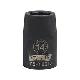 DeWalt DWMT75102OSP Impact Socket, 1/2 in, 14 mm, 6 Point