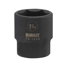 DeWalt DWMT75123OSP Impact Socket, 1/2 in, 1-1/16 in, 6 Point