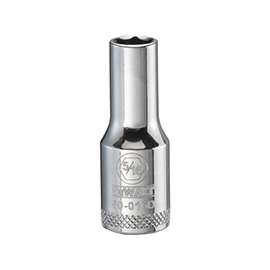 DeWALT DWMT80016OSP Drive Socket, 3/8 in Drive, 6-Point, 5/16 in Socket, Vanadium Steel