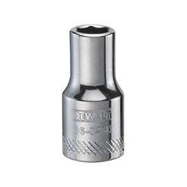 DeWALT DWMT86023OSP Hand Socket, SAE Measuring, 1/4 in Drive, 6-Point, 7/32 in Socket, Vanadium Steel