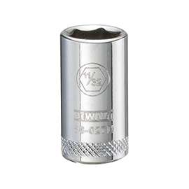 DeWALT DWMT86027OSP Hand Socket, SAE Measuring, 1/4 in Drive, 6-Point, 11/32 in Socket, Vanadium Steel