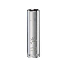 DeWALT DWMT86046OSP Drive Socket, SAE Measuring, 1/4 in Drive, 6-Point, 11/32 in Socket, Vanadium Steel