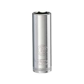 DeWALT DWMT86048OSP Drive Socket, SAE Measuring, 1/4 in Drive, 6-Point, 7/16 in Socket, Vanadium Steel