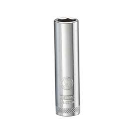 DeWALT DWMT86097OSP Deep Metric Drive Socket, 1/4 in Drive, 6-Point, 9 mm Socket, Steel